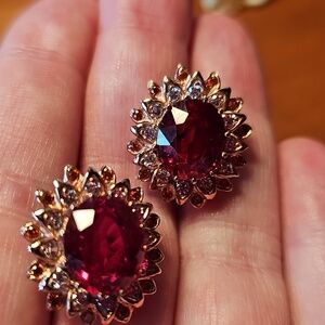 Vermeil Sapphire Earrings